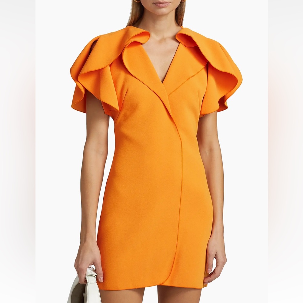 NWT Acler Vibrant Orange Mini Dress - Picture 1 of 8